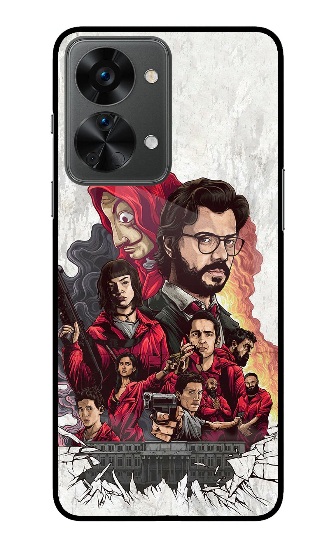 Money Heist Artwork OnePlus Nord 2T 5G Back Cover