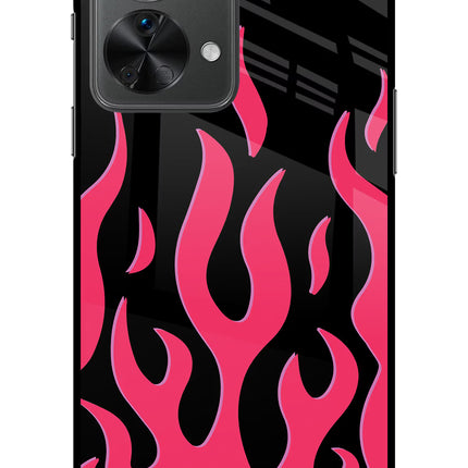 Fire Flames OnePlus Nord 2T 5G Glass Case