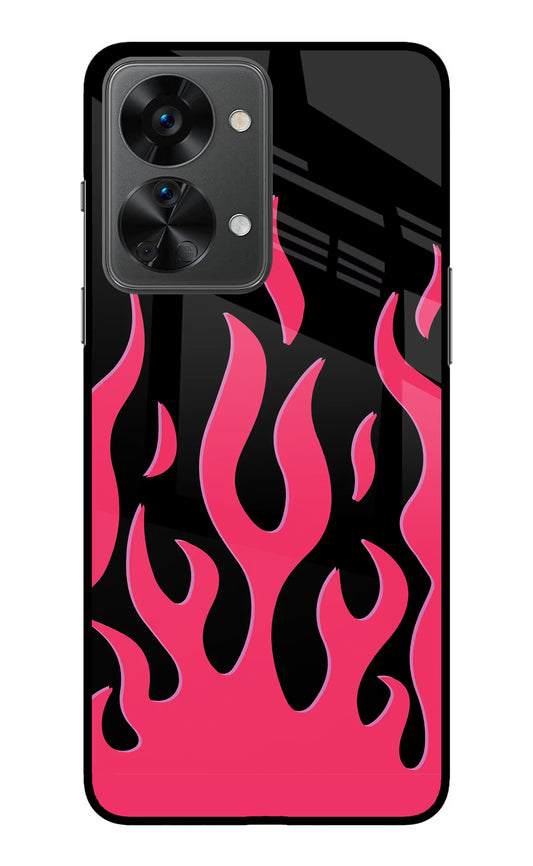 Fire Flames OnePlus Nord 2T 5G Glass Case