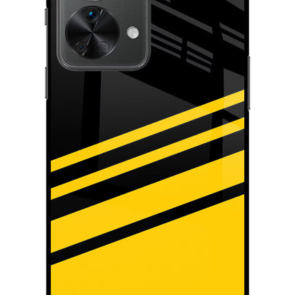 Yellow Shades OnePlus Nord 2T 5G Glass Case Back Cover by Casekaro