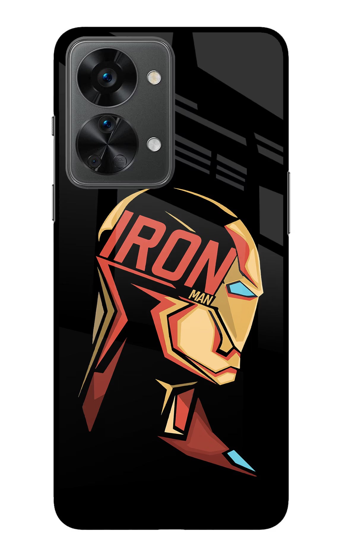 IronMan OnePlus Nord 2T 5G Glass Case Back Cover by Casekaro