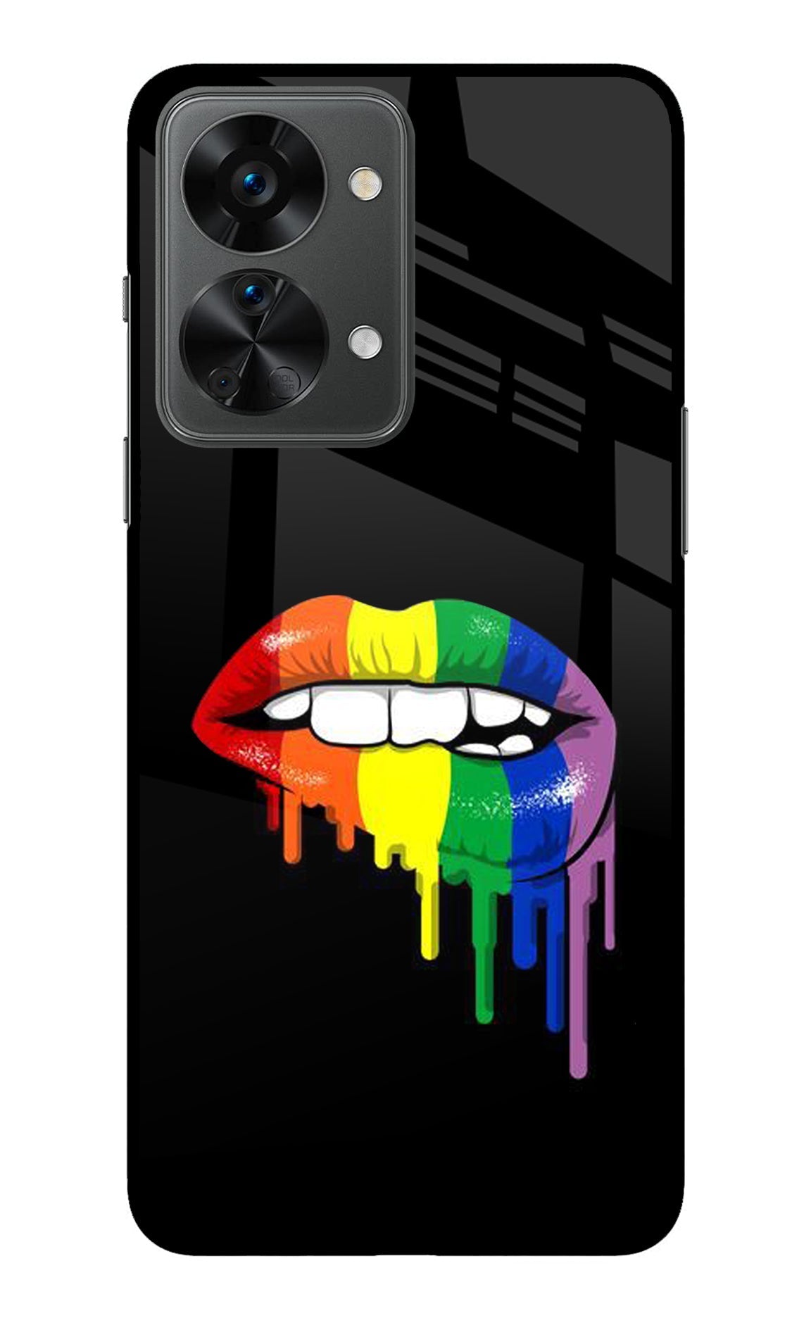 Lips Biting OnePlus Nord 2T 5G Back Cover