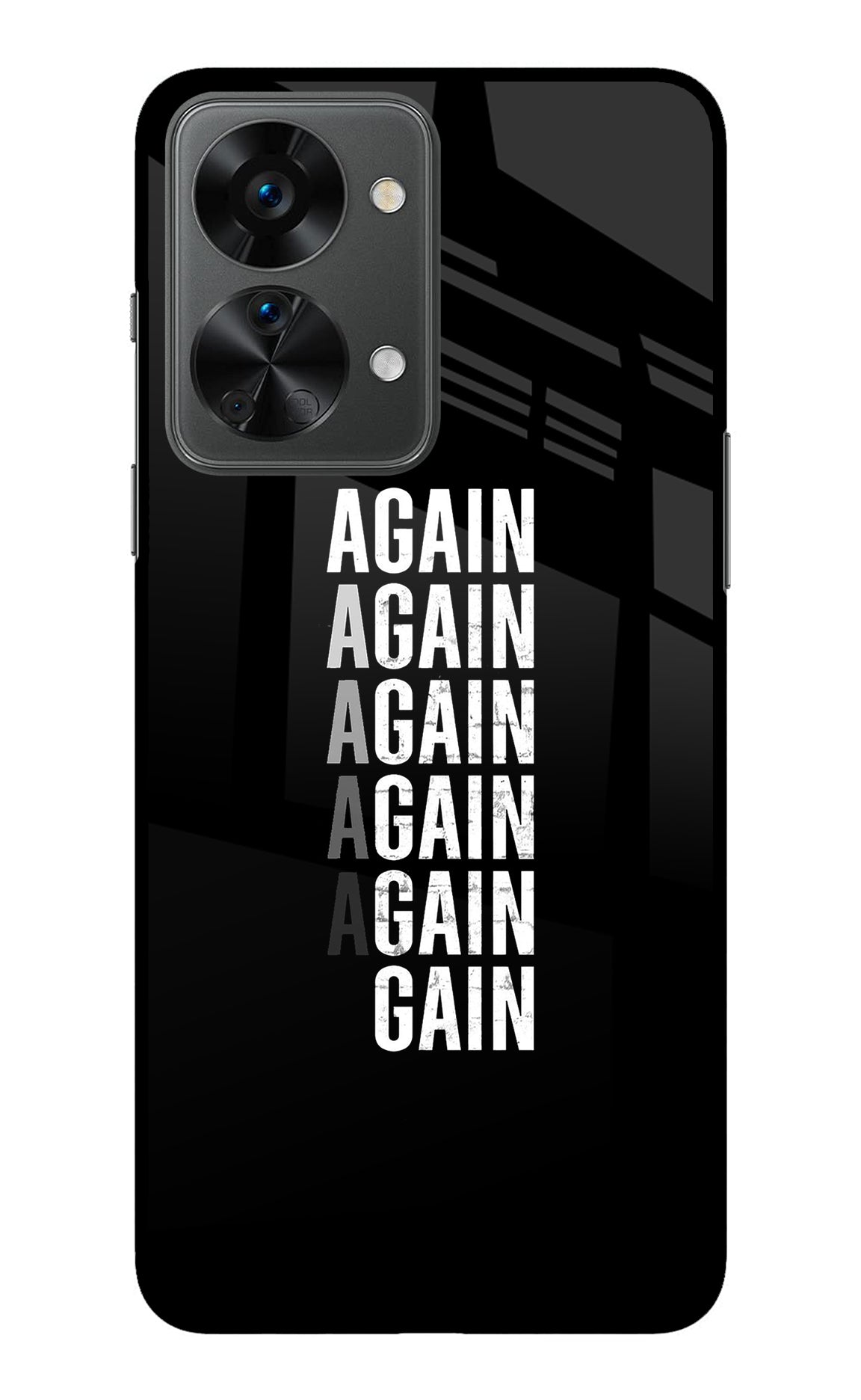 Again Again Gain OnePlus Nord 2T 5G Glass Case