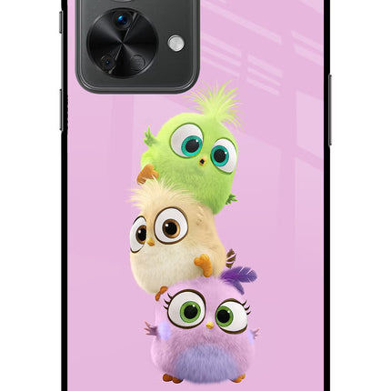 Cute Little Birds OnePlus Nord 2T 5G Glass Case