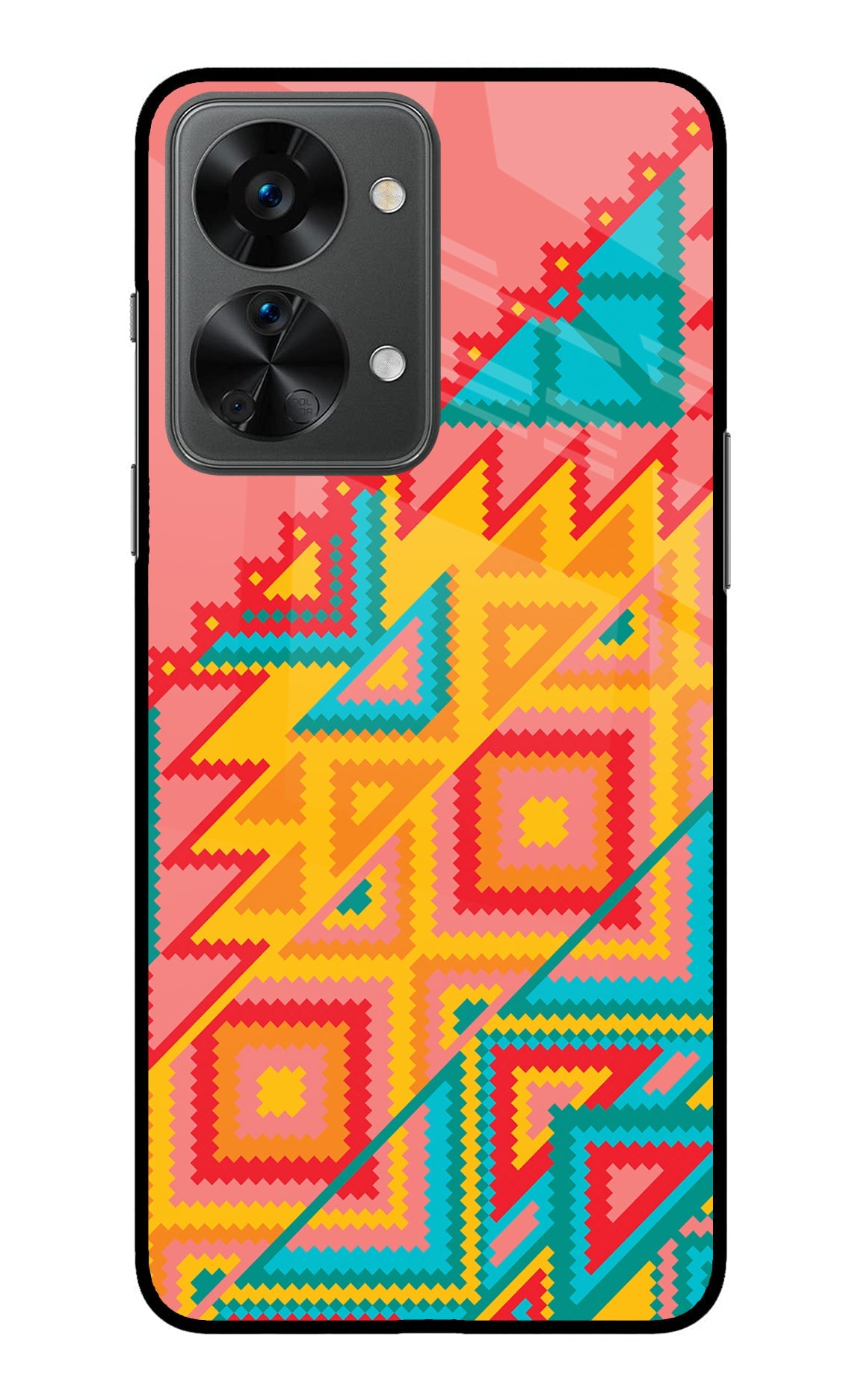 Aztec Tribal OnePlus Nord 2T 5G Glass Case