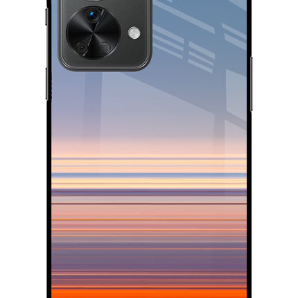 Morning Colors OnePlus Nord 2T 5G Glass Case Back Cover by Casekaro