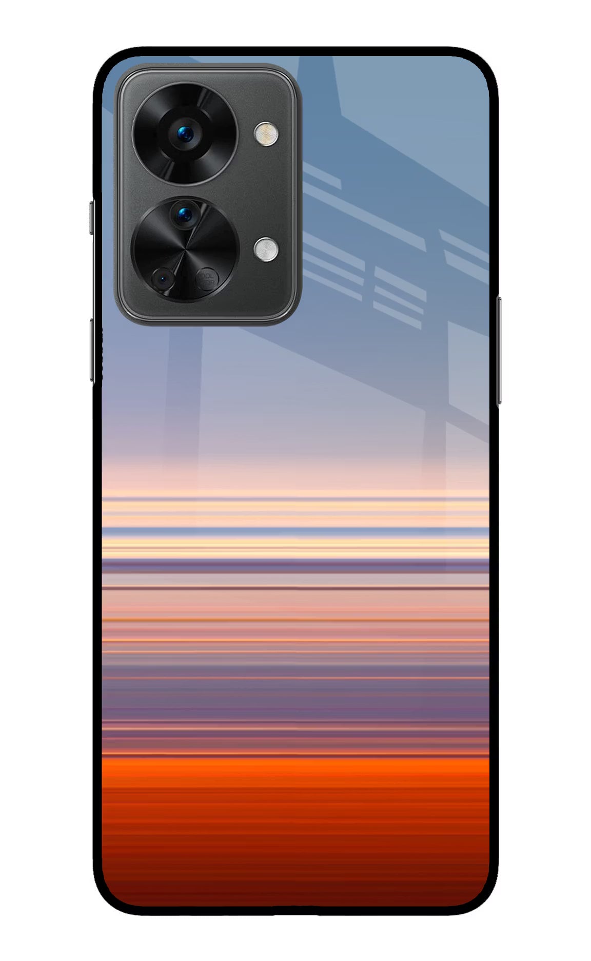 Morning Colors OnePlus Nord 2T 5G Glass Case Back Cover by Casekaro