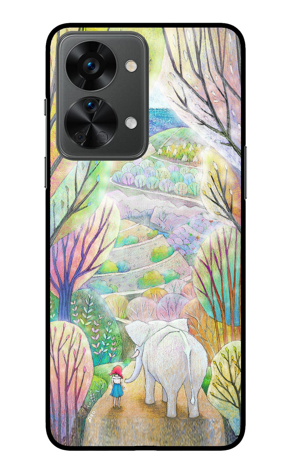 Nature Painting OnePlus Nord 2T 5G Glass Case