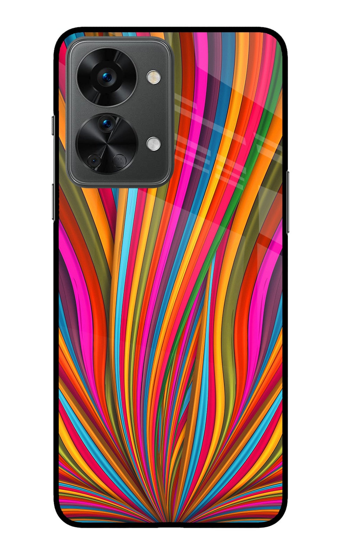 Trippy Wavy OnePlus Nord 2T 5G Glass Case