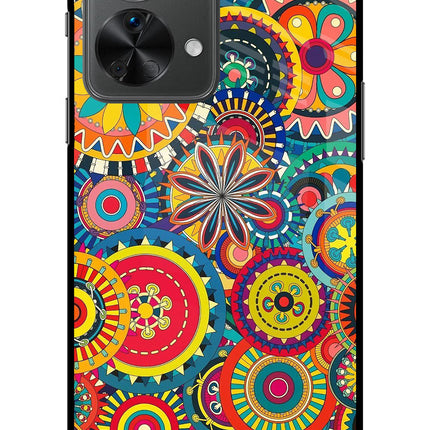 Gol Gol Art OnePlus Nord 2T 5G Glass Case Back Cover by Casekaro