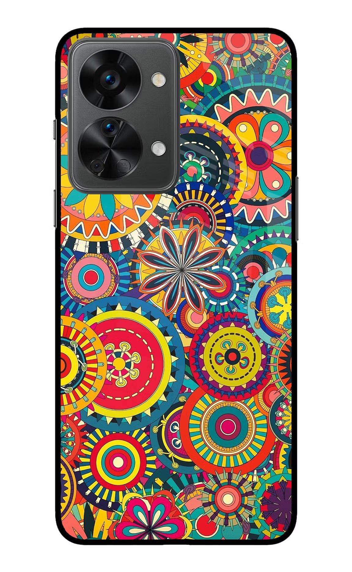 Gol Gol Art OnePlus Nord 2T 5G Glass Case Back Cover by Casekaro