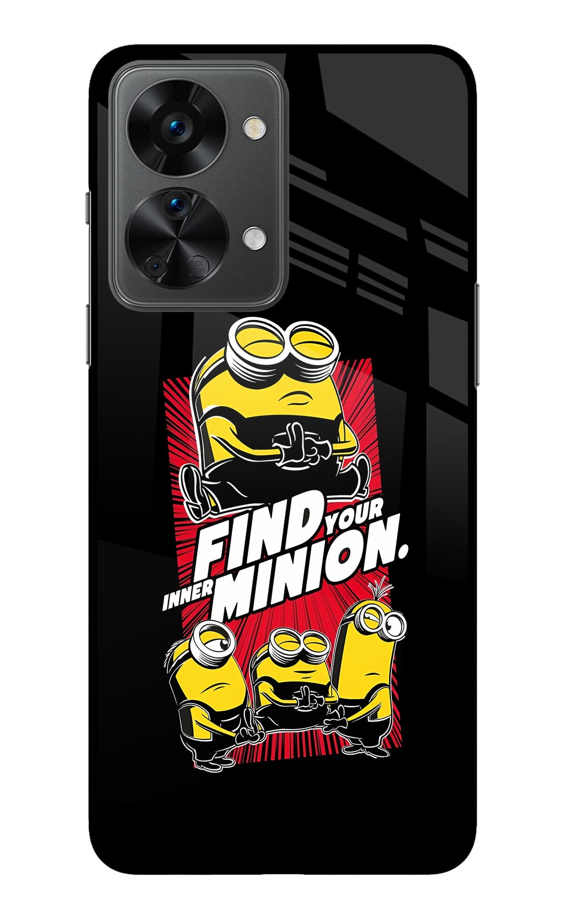 Find your inner Minion OnePlus Nord 2T 5G Glass Case