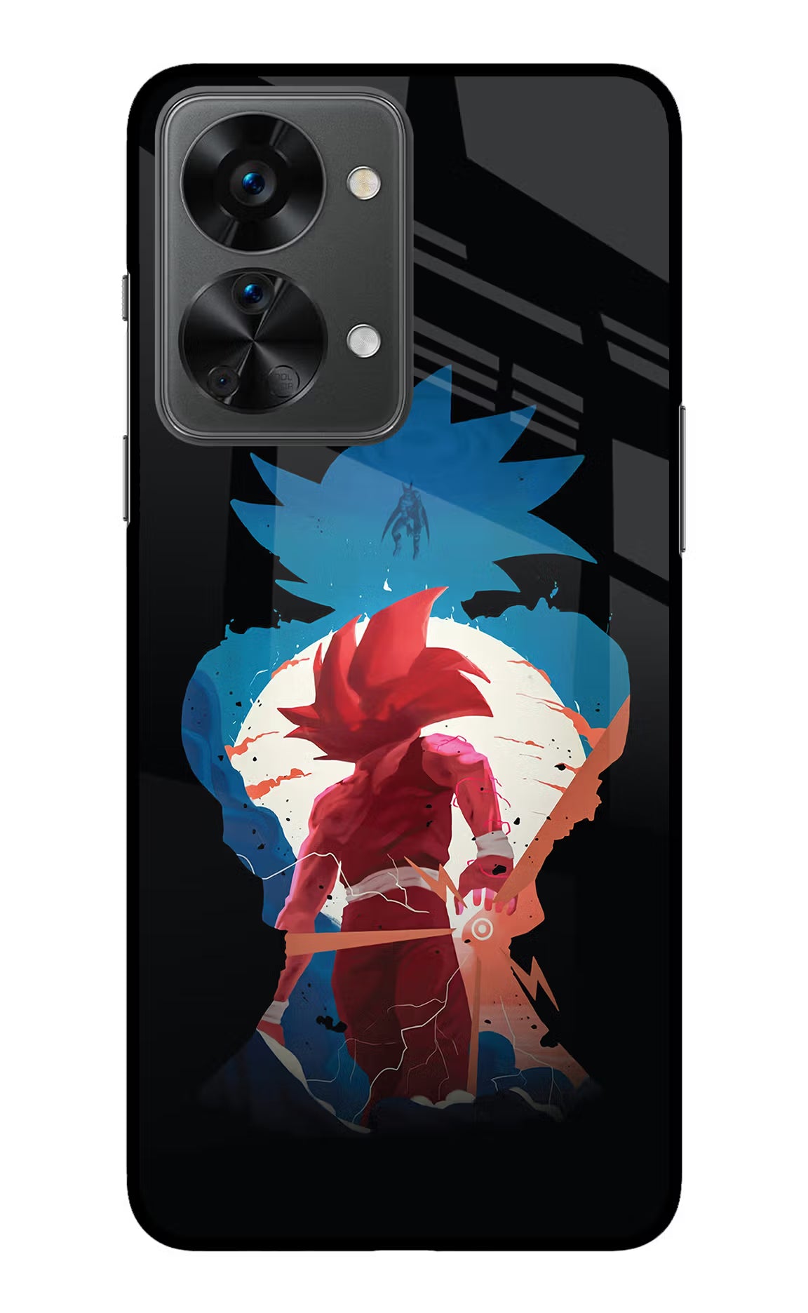 Goku OnePlus Nord 2T 5G Glass Case Back Cover by Casekaro