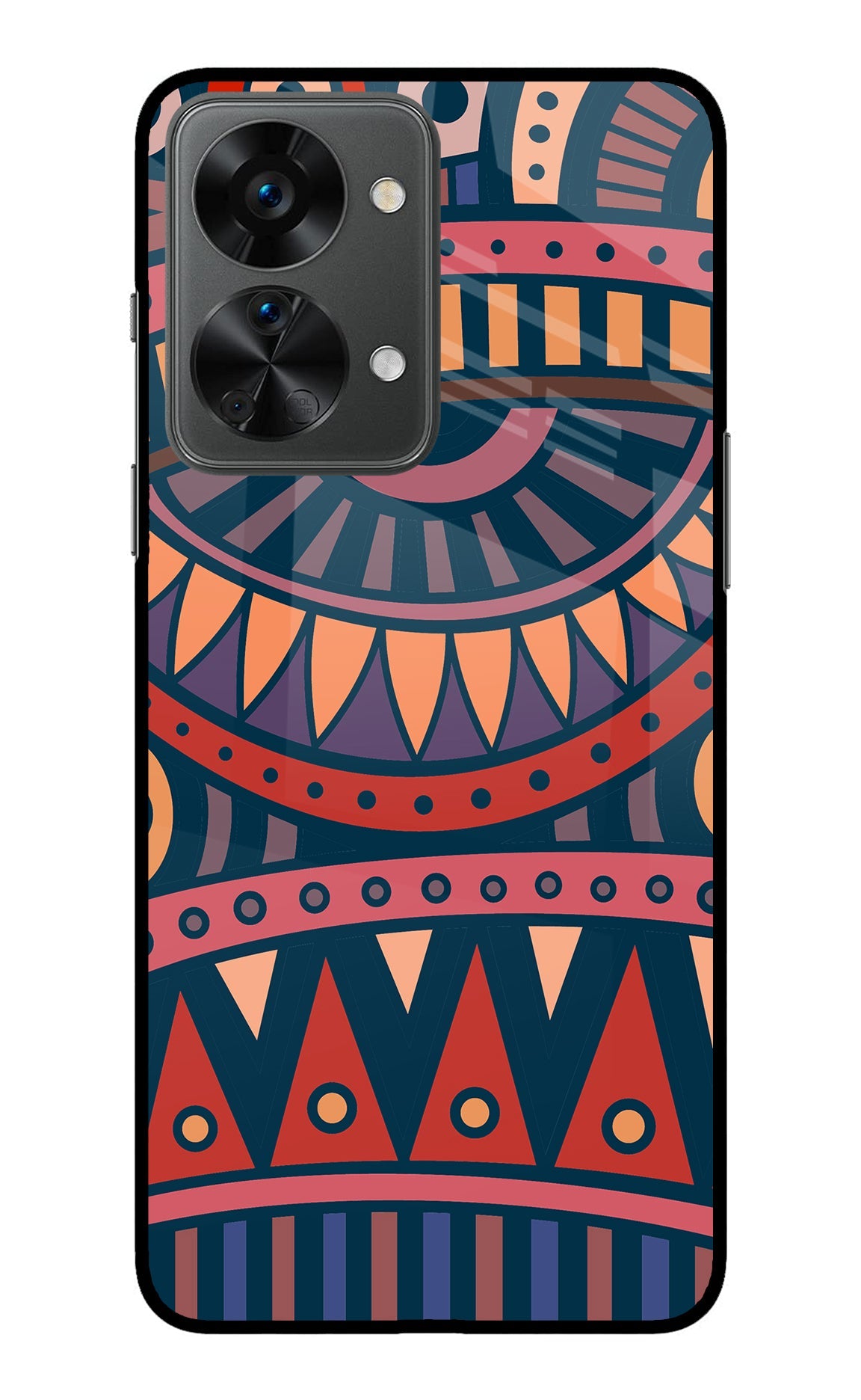 African Culture Design OnePlus Nord 2T 5G Glass Case