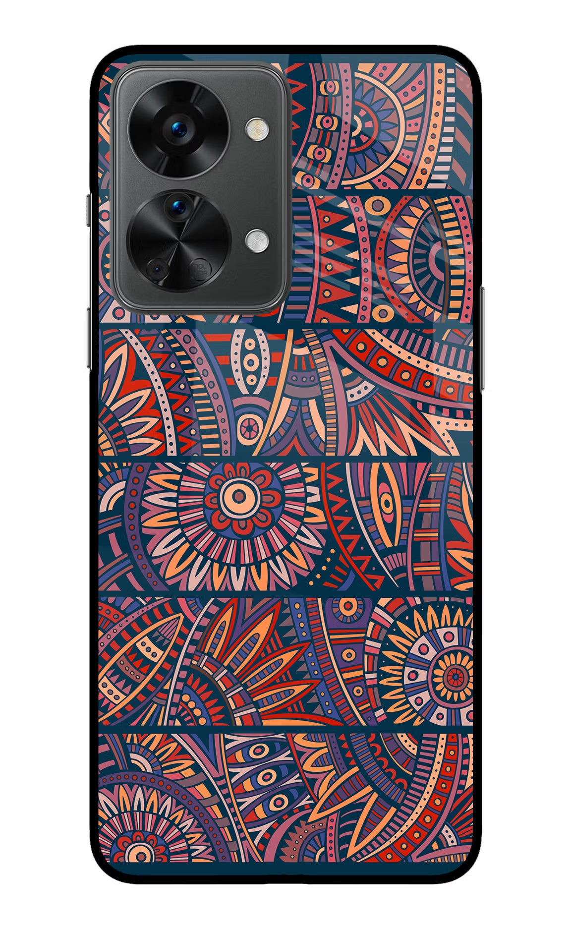 African Culture Design OnePlus Nord 2T 5G Glass Case Back Cover by Casekaro