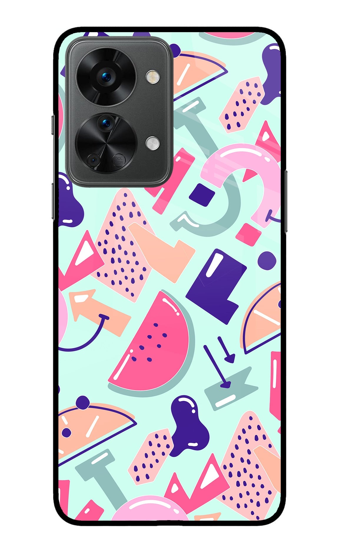 Doodle Pattern OnePlus Nord 2T 5G Back Cover