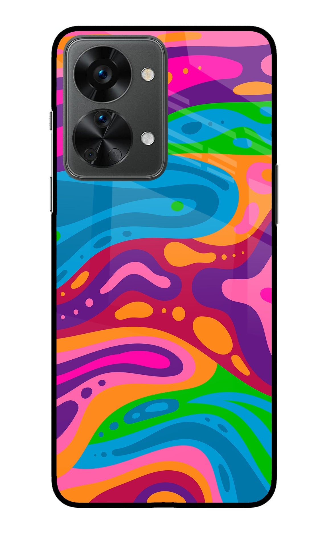 Trippy Pattern OnePlus Nord 2T 5G Back Cover