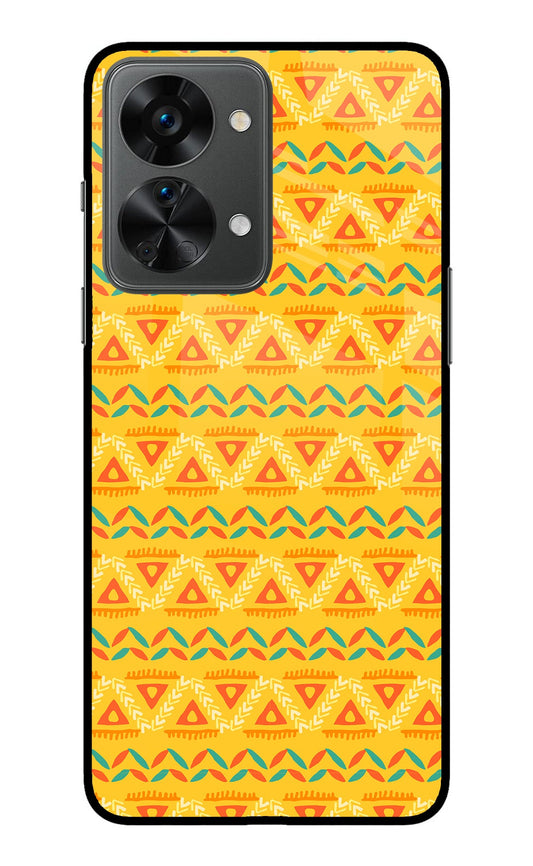 Tribal Pattern OnePlus Nord 2T 5G Glass Case