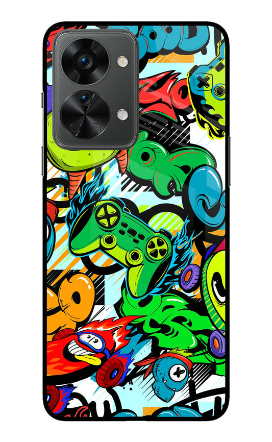 Game Doodle OnePlus Nord 2T 5G Glass Case