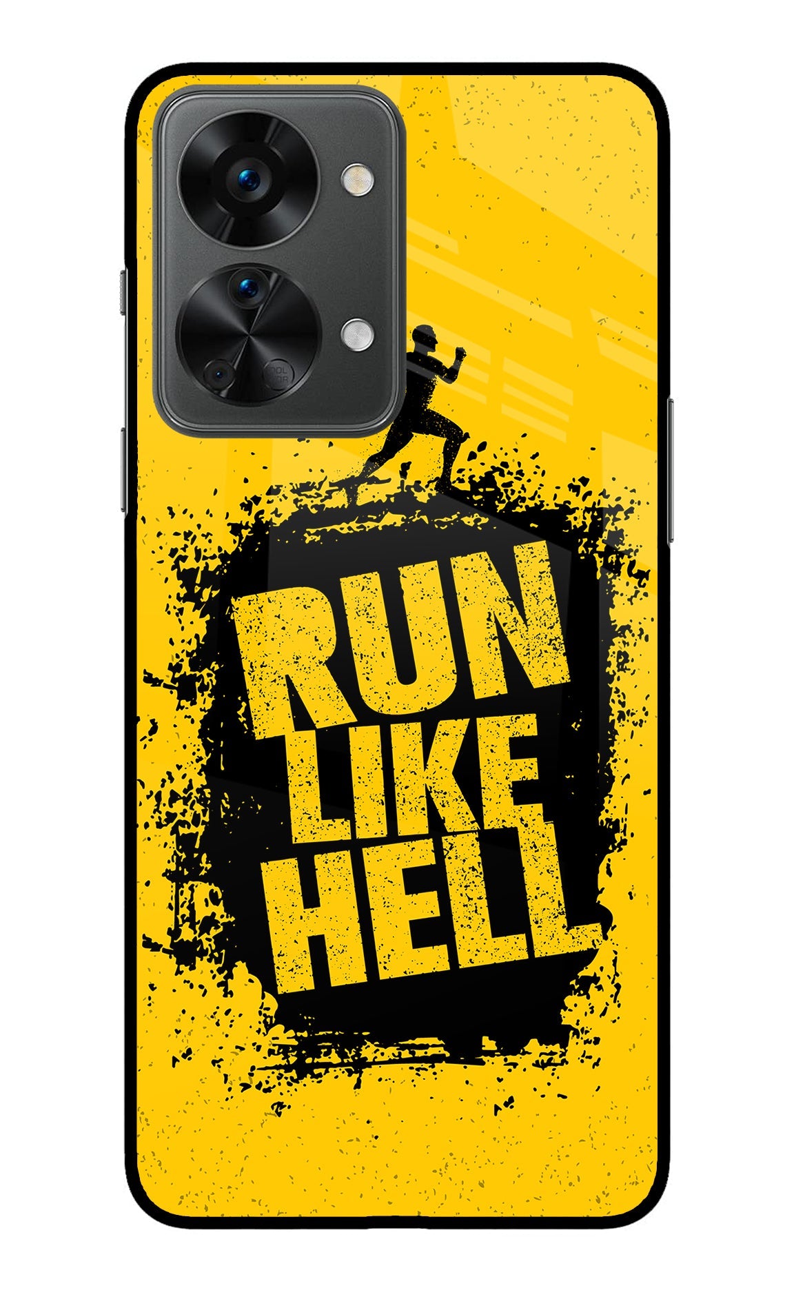 Run Like Hell OnePlus Nord 2T 5G Glass Case