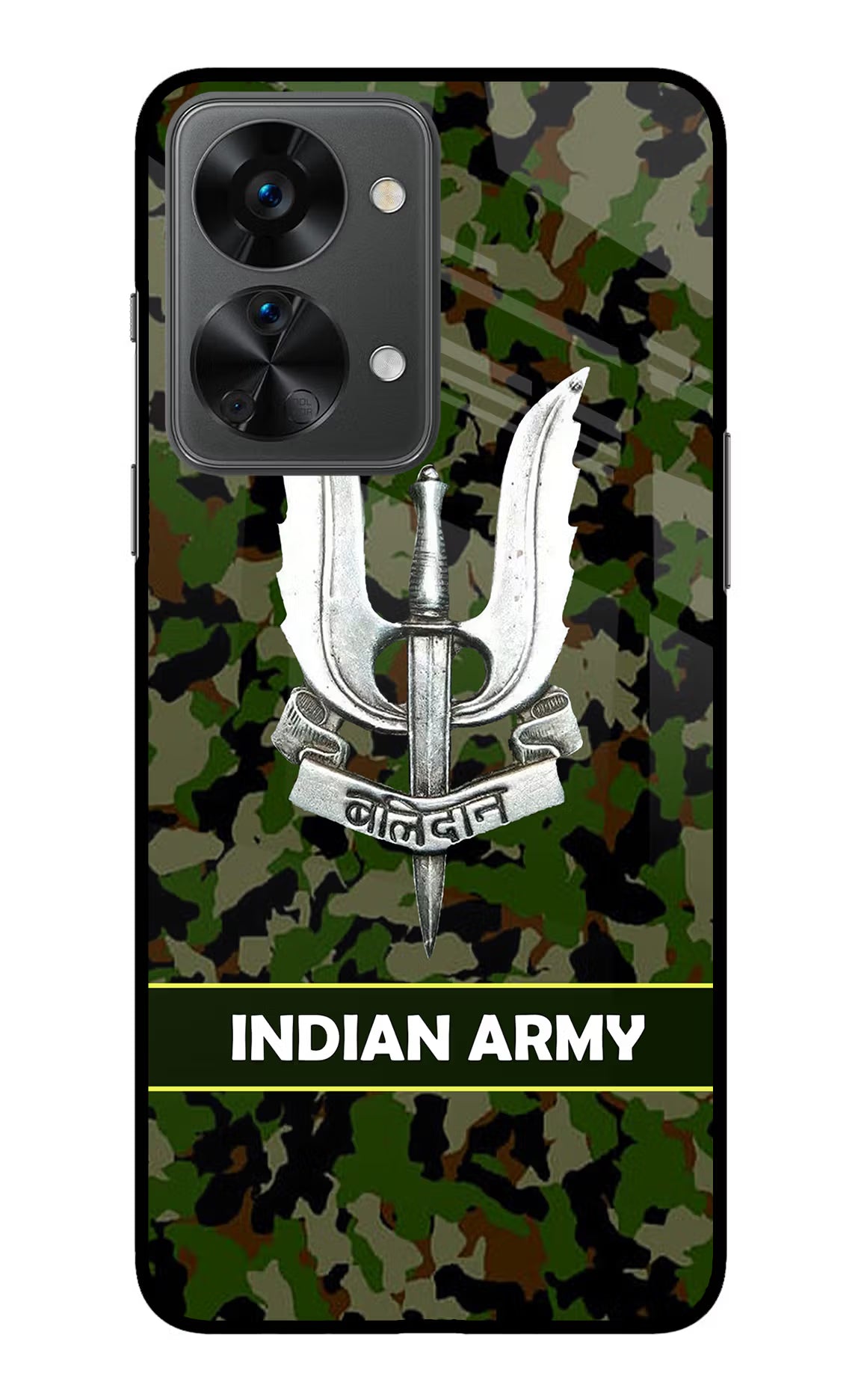 Balidan Indian Logo OnePlus Nord 2T 5G Glass Case Back Cover by Casekaro