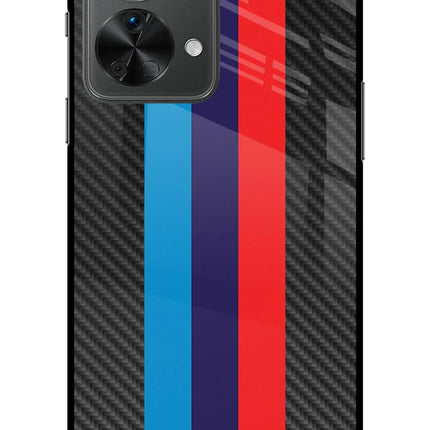 BMW Stripes Pattern OnePlus Nord 2T 5G Glass Case