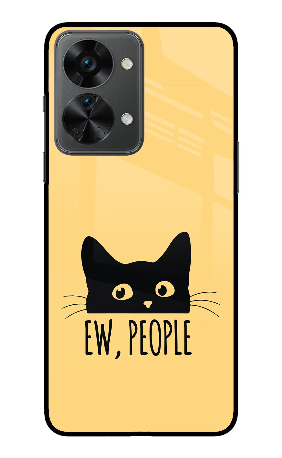 Ew People Catitude OnePlus Nord 2T 5G Glass Case