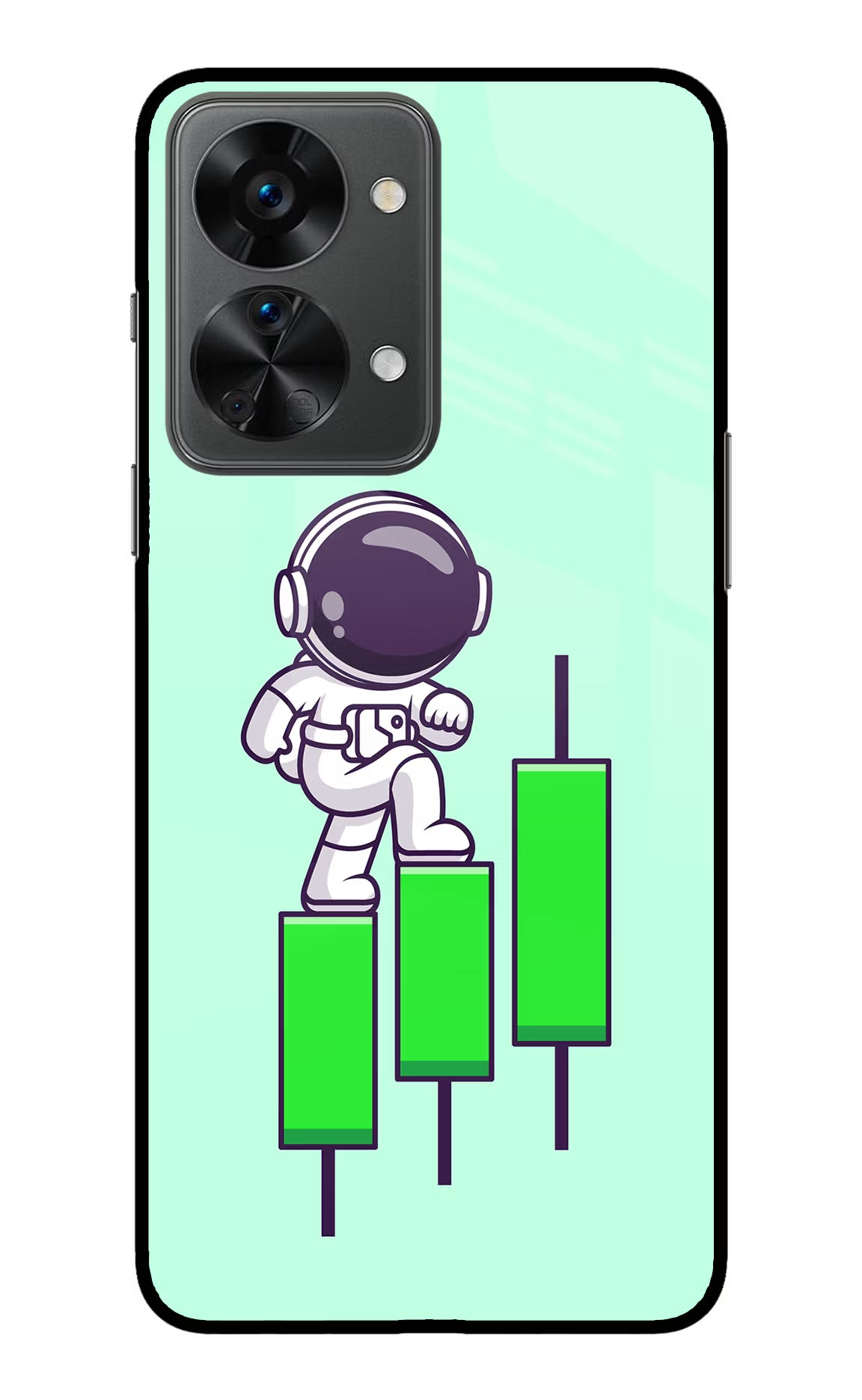 Astronaut Trader OnePlus Nord 2T 5G Glass Case