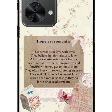 Hopeless Romantic OnePlus Nord 2T 5G Glass Case