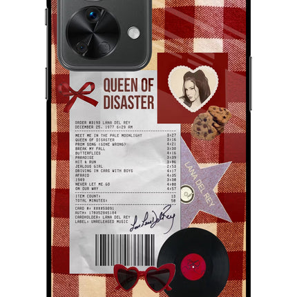 Queen of Disaster OnePlus Nord 2T 5G Glass Case