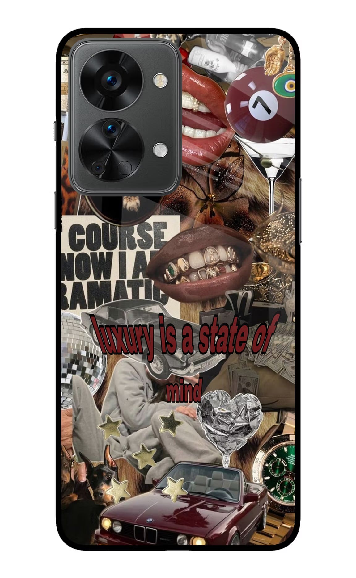 Luxury OnePlus Nord 2T 5G Glass Case Back Cover by Casekaro