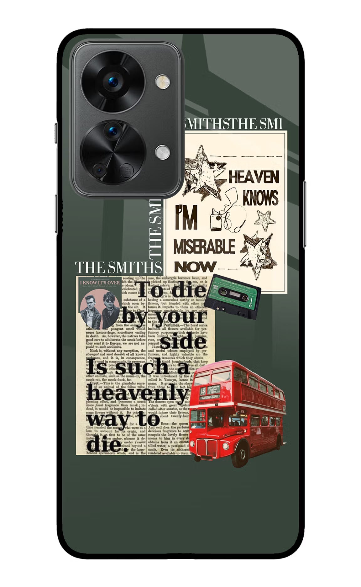 The Smiths OnePlus Nord 2T 5G Glass Case Back Cover by Casekaro