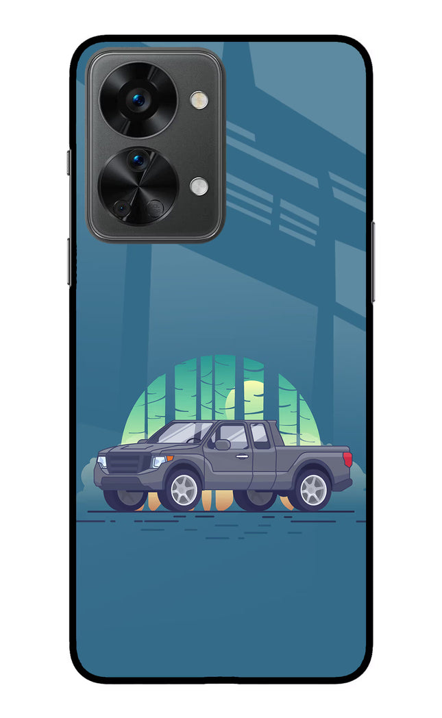 Retro Garage Vibe OnePlus Nord 2T 5G Glass Case