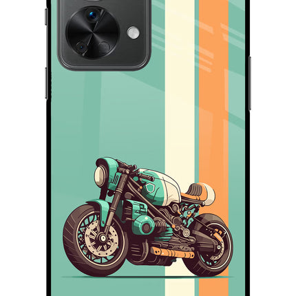 Striped Moto Drift OnePlus Nord 2T 5G Glass Case