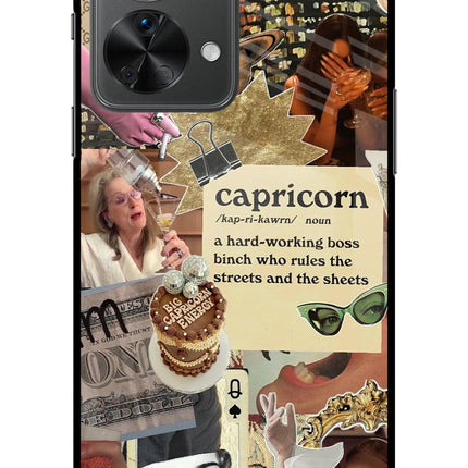 Capricorn Zodiac OnePlus Nord 2T 5G Glass Case