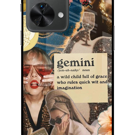 Gemini Zodiac OnePlus Nord 2T 5G Glass Case