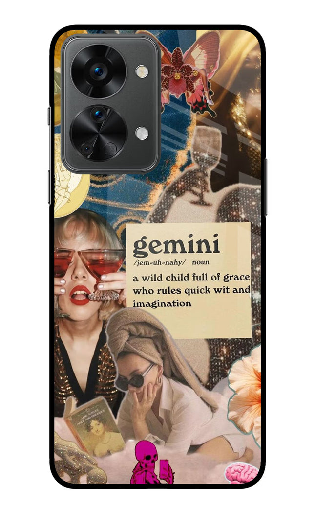 Gemini Zodiac OnePlus Nord 2T 5G Glass Case