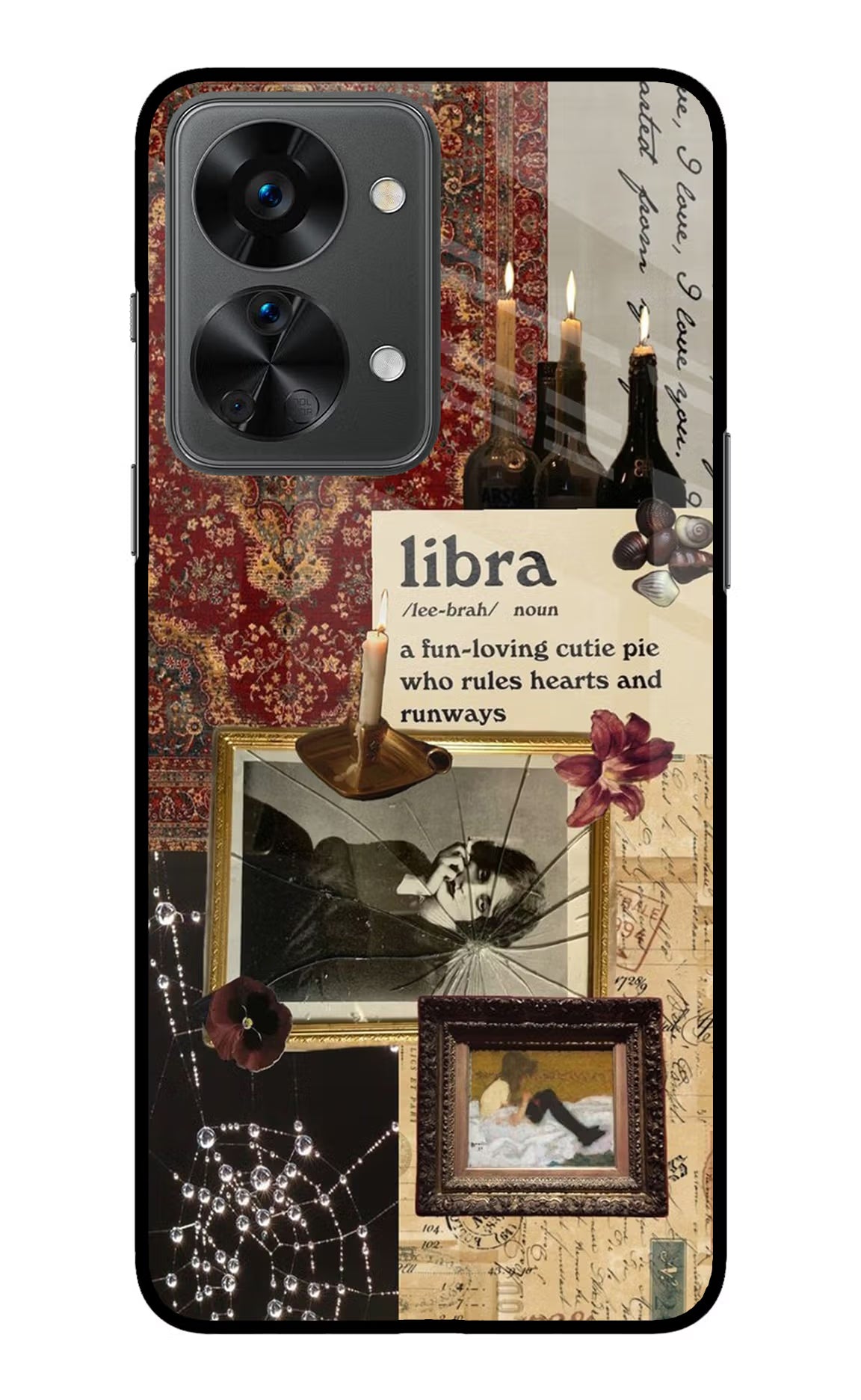 Libra Zodiac OnePlus Nord 2T 5G Glass Case Back Cover by Casekaro