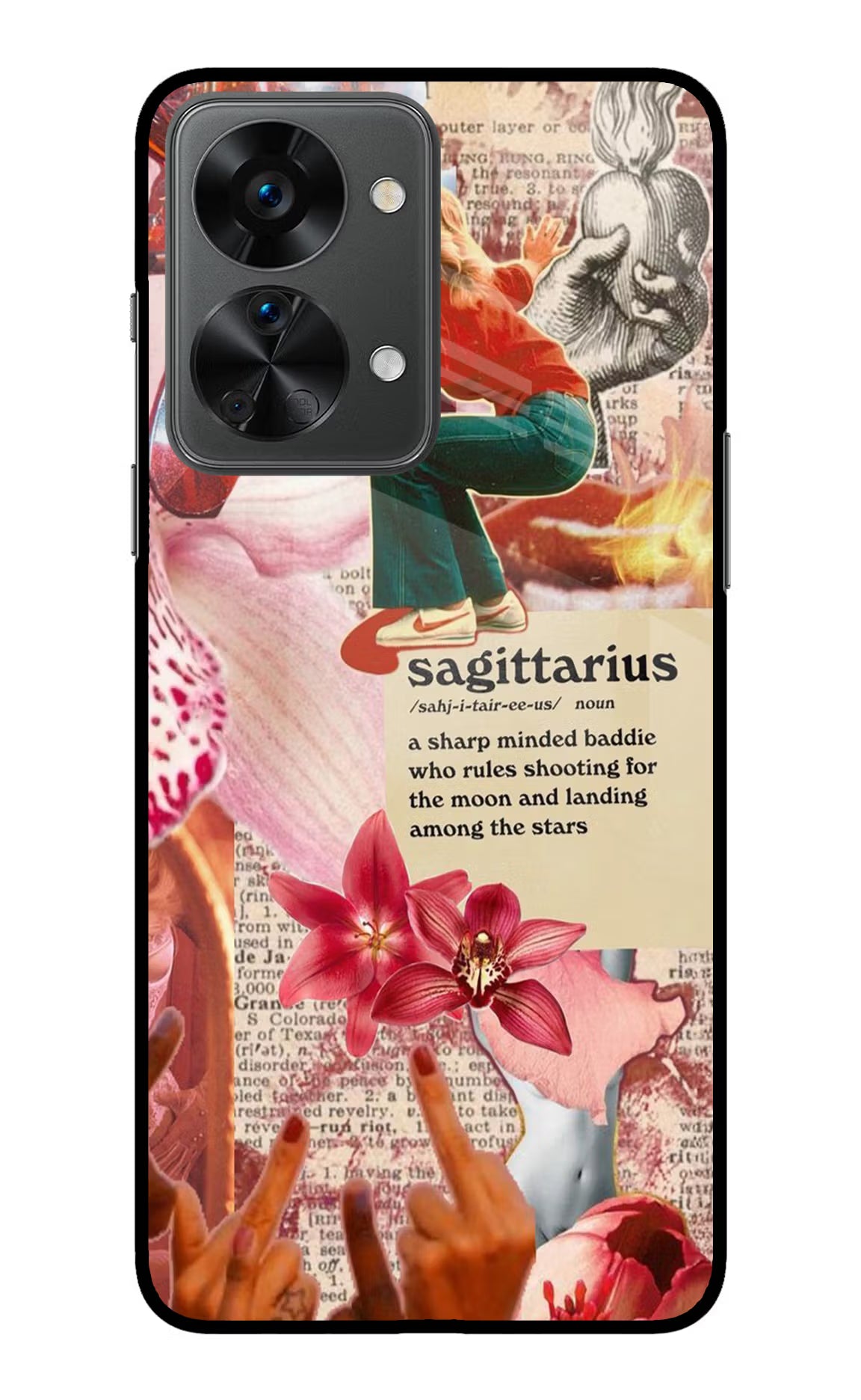 Sagittarius Zodiac OnePlus Nord 2T 5G Glass Case