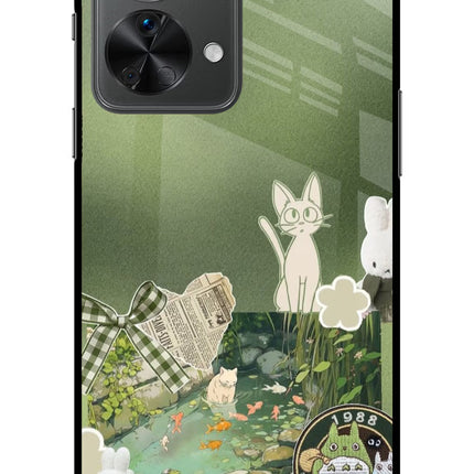 Aesthetic anime OnePlus Nord 2T 5G Glass Case