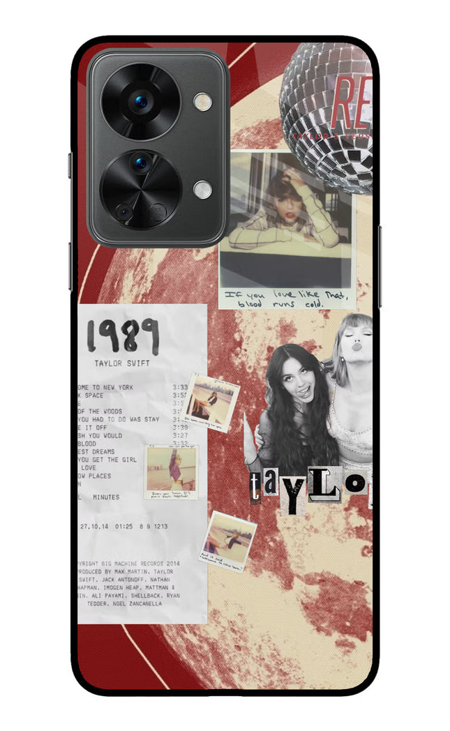 Taylor Swift OnePlus Nord 2T 5G Glass Case