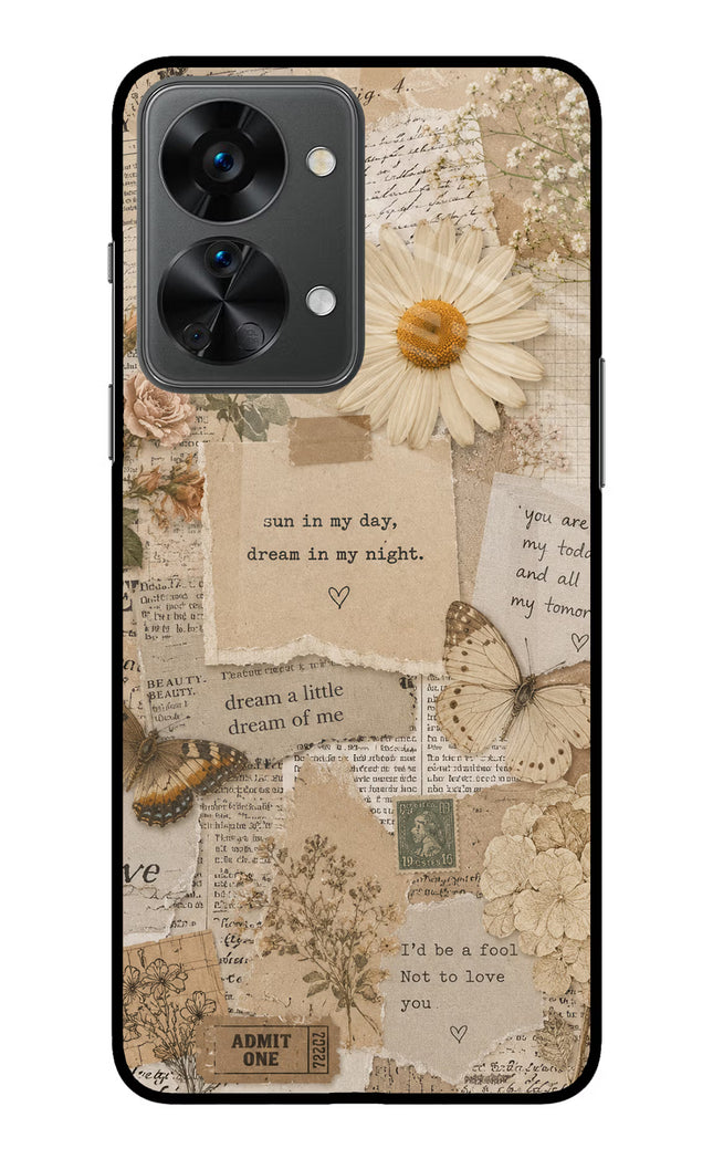 Vintage case OnePlus Nord 2T 5G Glass Case