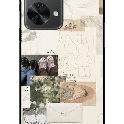 Soft Aesthetic OnePlus Nord 2T 5G Glass Case