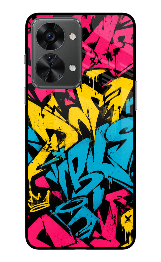 Graffiti Vibe OnePlus Nord 2T 5G Glass Case