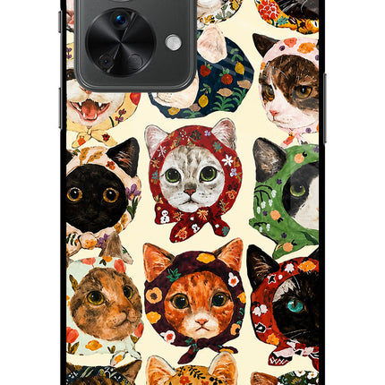 Cool Cat OnePlus Nord 2T 5G Glass Case