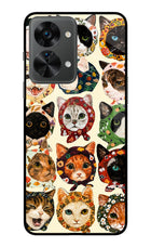 Cool Cat OnePlus Nord 2T 5G Glass Case