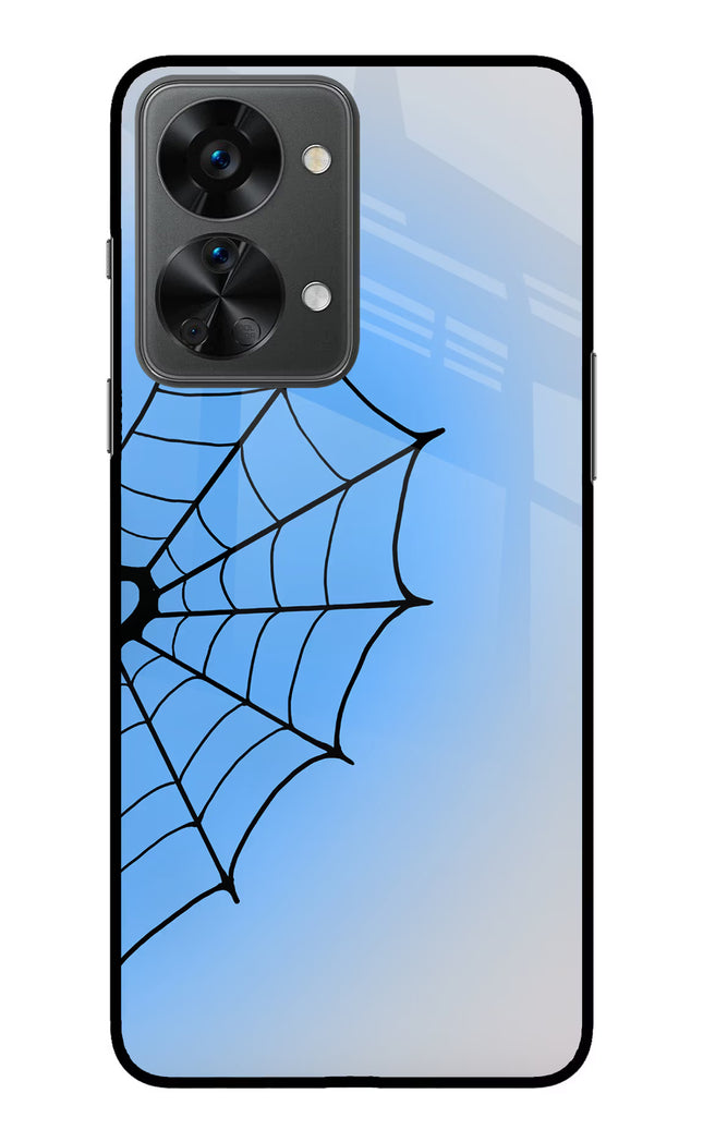 Blue Web OnePlus Nord 2T 5G Glass Case