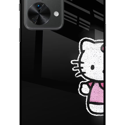 Kitty Charm OnePlus Nord 2T 5G Glass Case