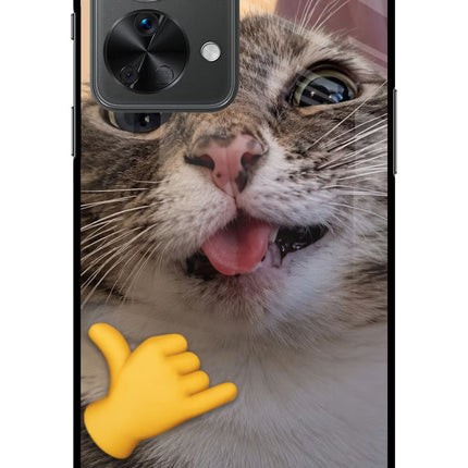 Silly Cat Call OnePlus Nord 2T 5G Glass Case