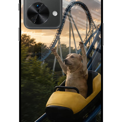 Rollercoaster Dog OnePlus Nord 2T 5G Glass Case